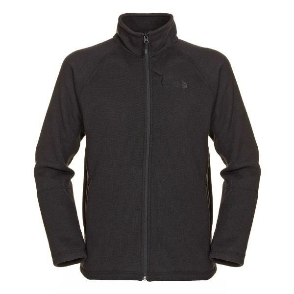 The North Face Mens Gordon Lyons Full Zip, Black Heather